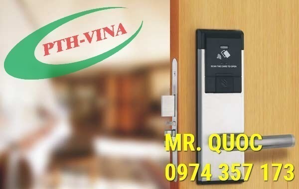 Khoá vân tay cửa gỗ 12 Khoá thẻ từ cửa gỗ