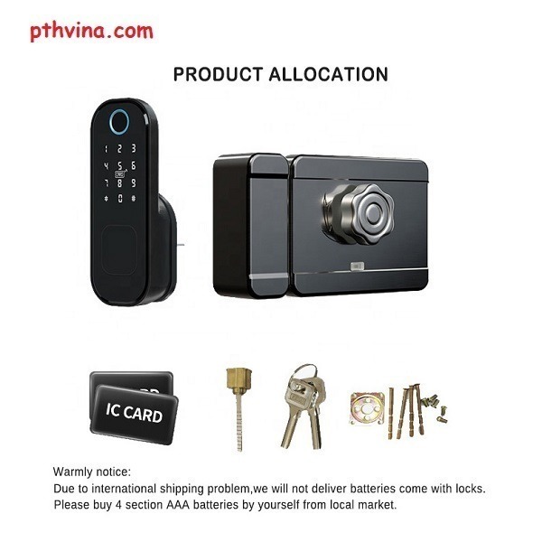 KHÓA CỔNG VÂN TAY CHO KHU NHÀ TRỌ Ở TP HCM 13 Khóa vân tay cho cửa cổng