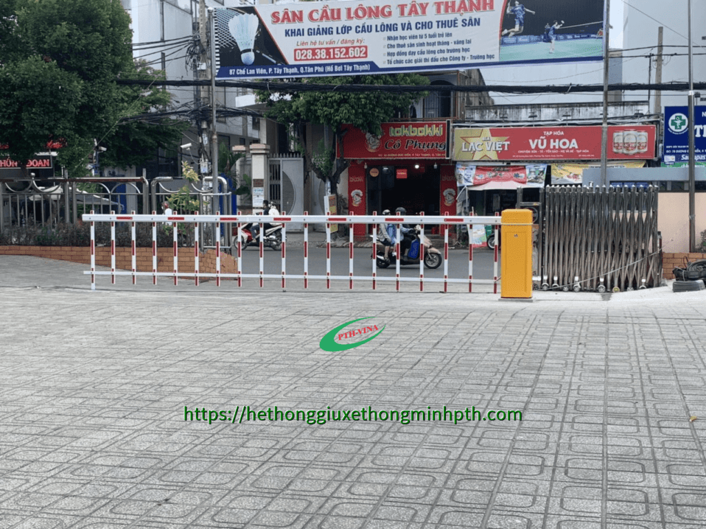 Hình ảnh: Lắp đặt barrier rào tại phường Tây Thạnh, Tân Phú, Tp. Hồ Chí Minh.