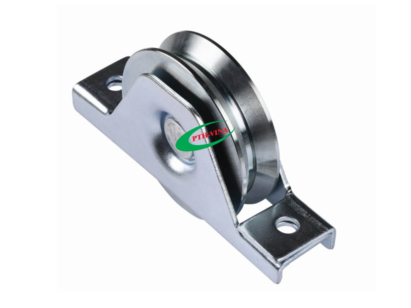 Bánh xe cổng lùa ray V gắn âm