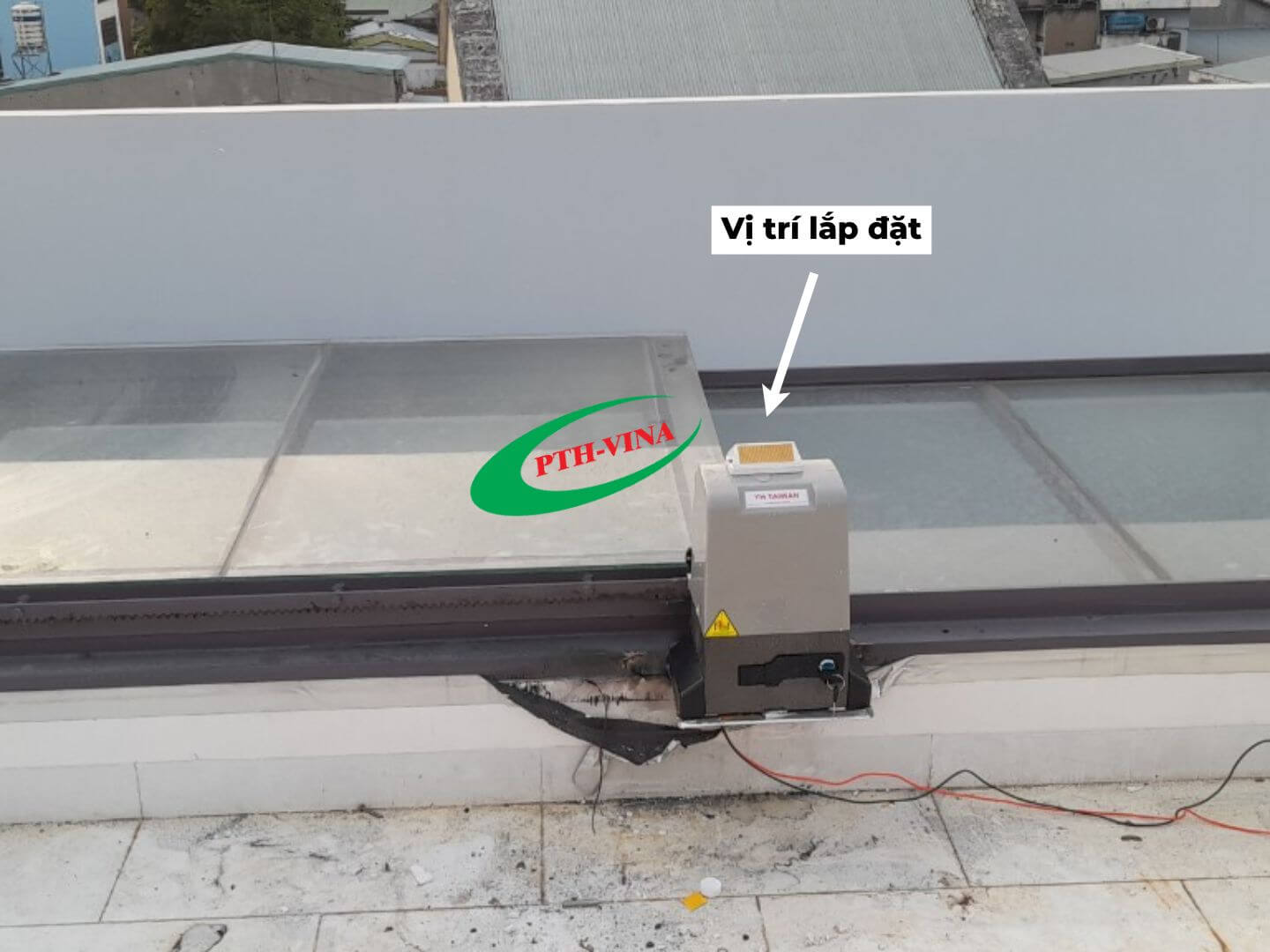 Vị trí lắp cảm biến mưa