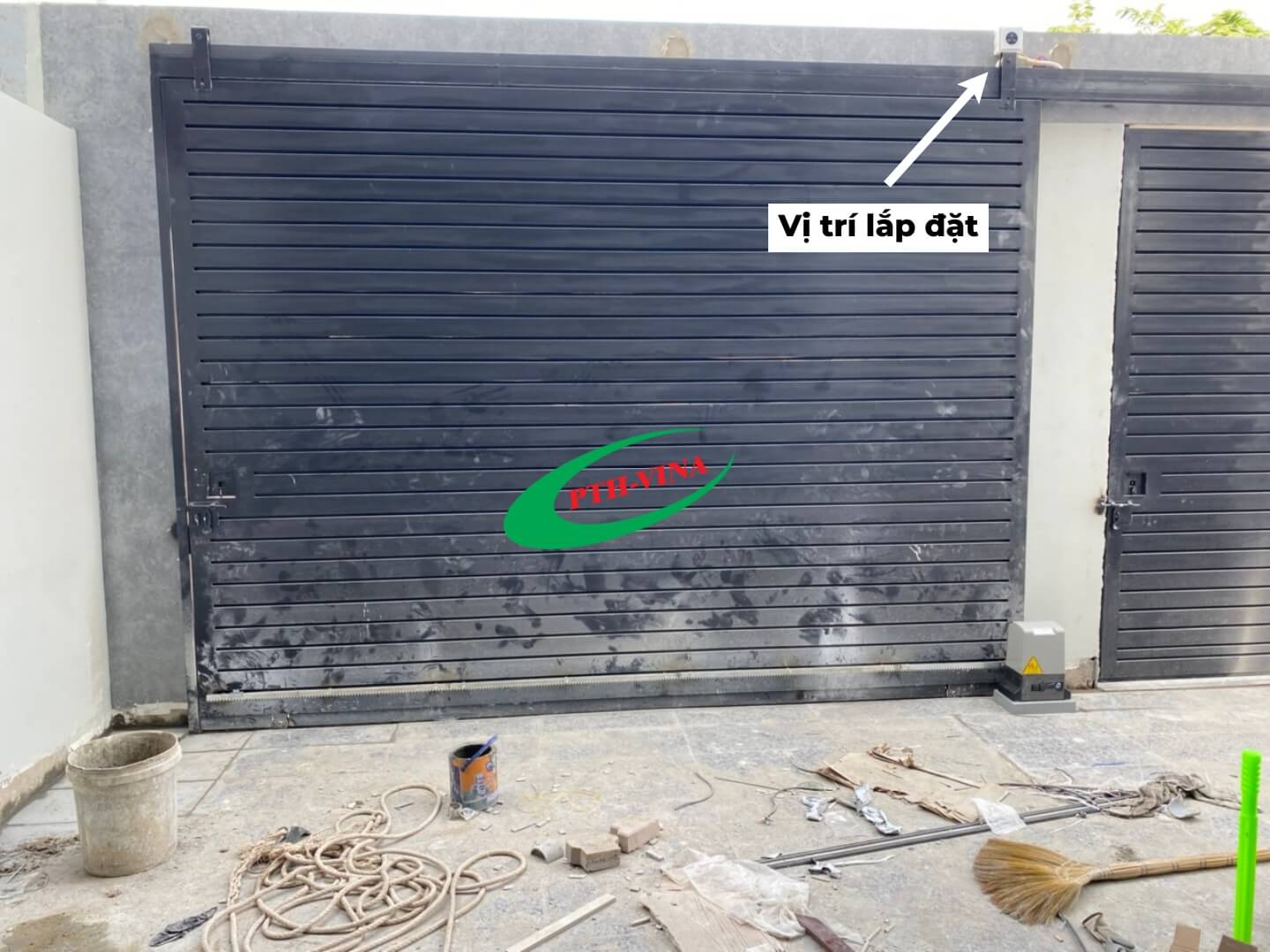 Vị trí lắp đặt bộ điều khiển cổng tự động từ xa