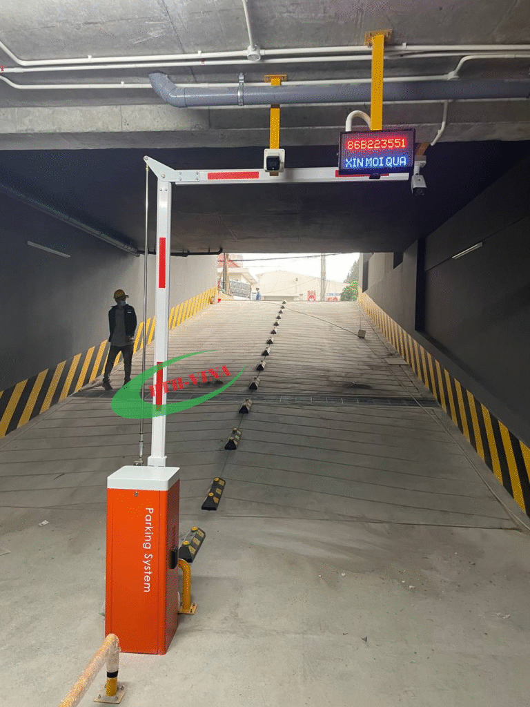 Thanh chắn barie tự động tay gập