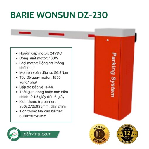 Barie rào chắn DZ-230