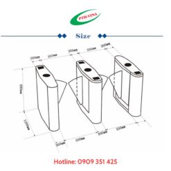 Cổng flap barrier PT-Y06