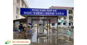 Công trình lắp đặt hệ thống giữ xe thông minh cho đại học Bạc Liêu