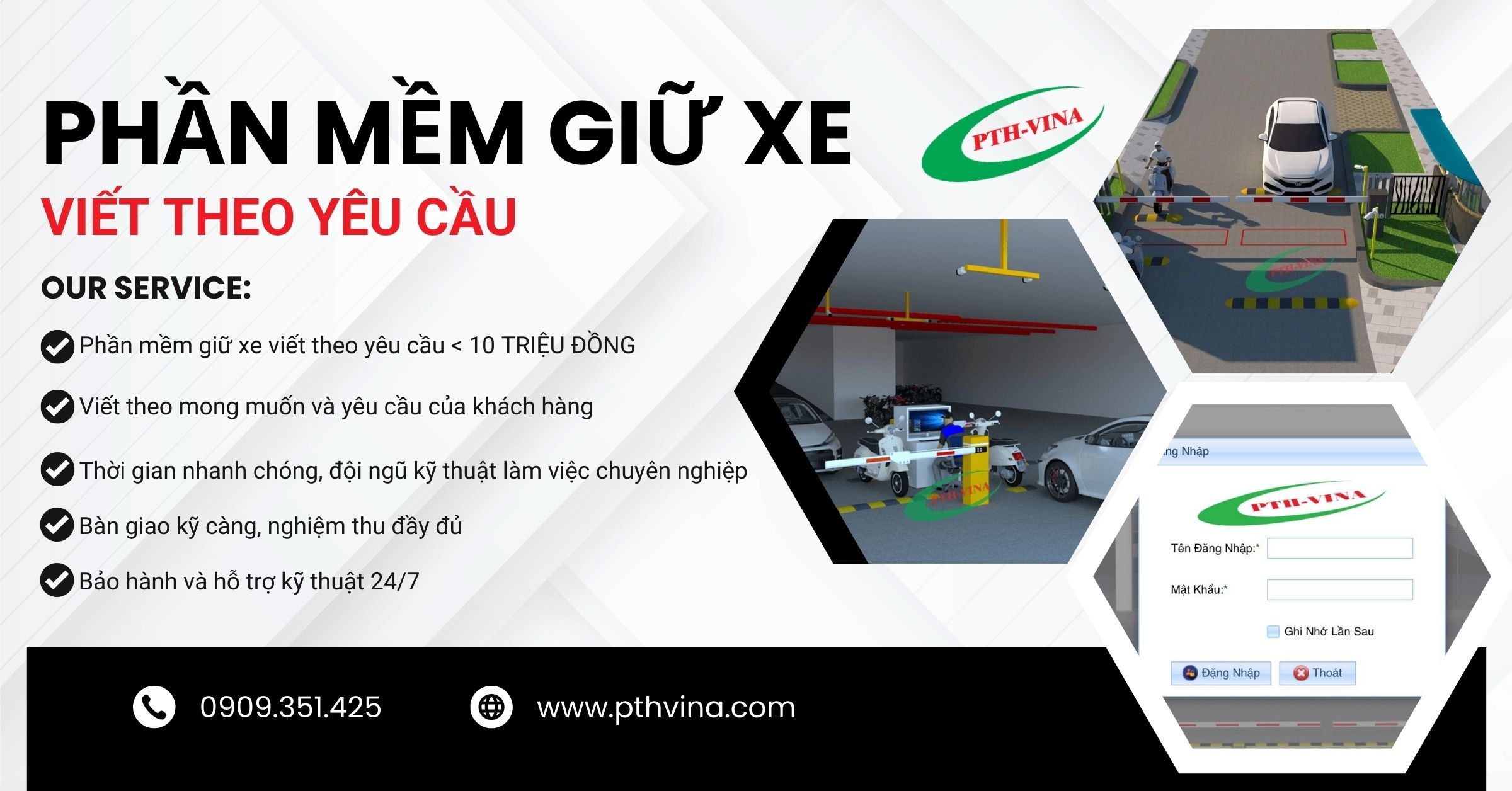 Phần mềm giữ xe viết theo yêu cầu là gì?