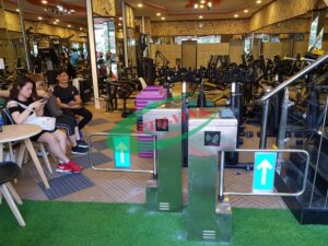 Lắp đặt cổng soát vé phòng GYM Tài Nguyên