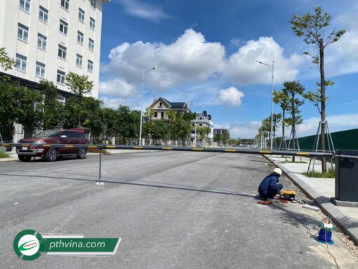 Hình ảnh thực tế của Barie tay cần dài 10m