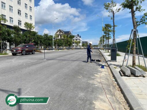 Hình ảnh thực tế của Barie tay cần dài 10m