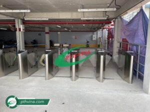 Công trình lắp đặt cổng flap barrier tại nhà máy Avery Dennison RIS