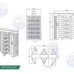 Cổng xoay Full height PT-04