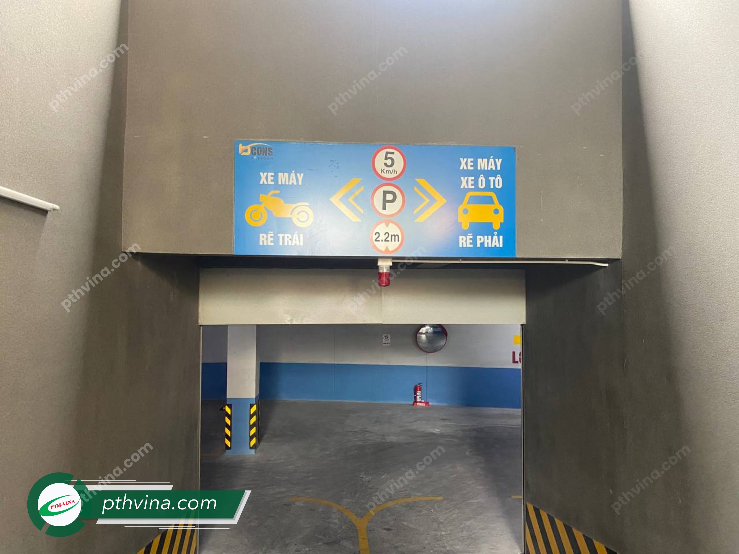 Công trình lắp đặt hệ thống báo động tầng hầm tại Bình Dương