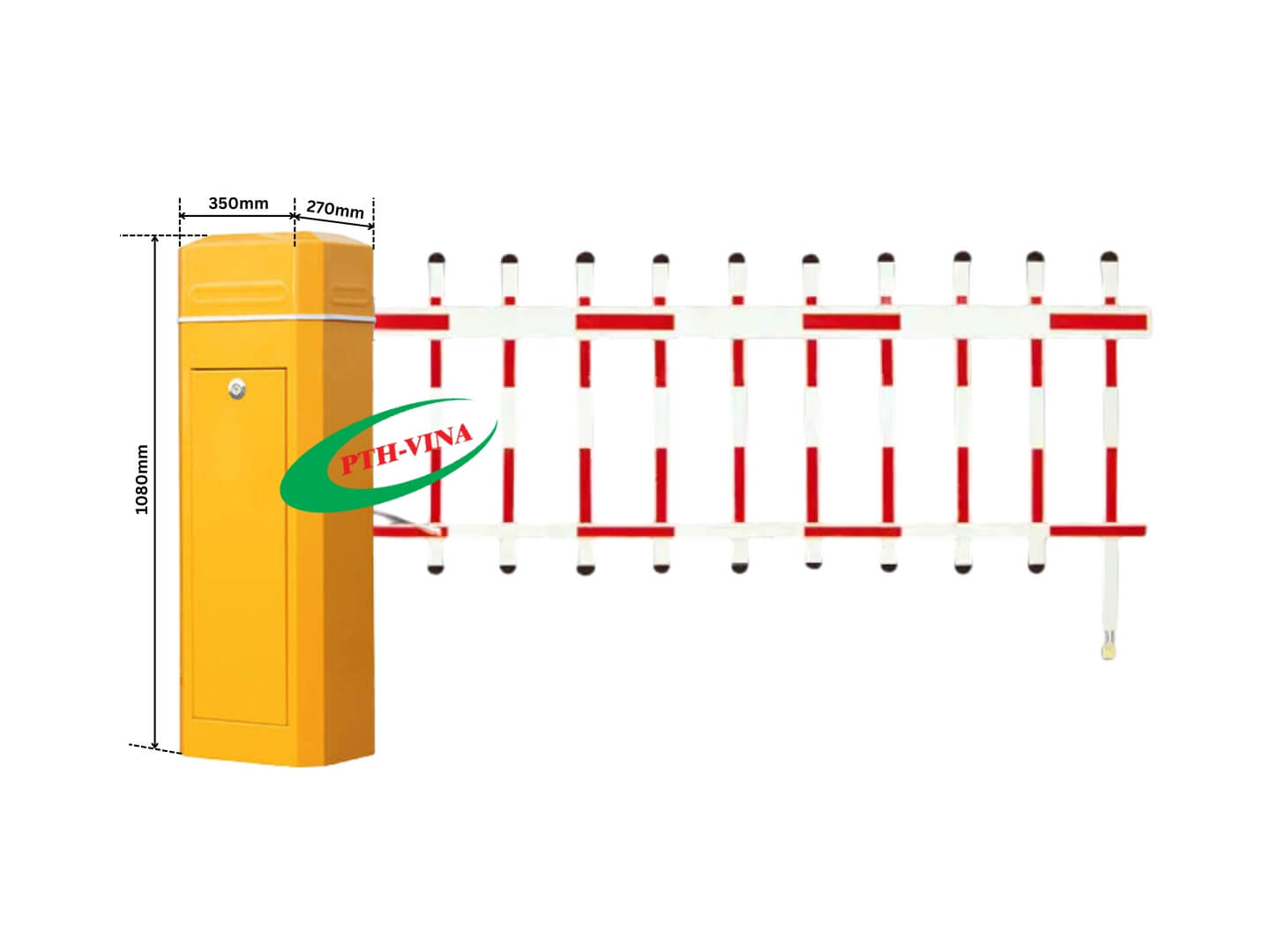 kích thước barie hàng rào đơn bs-306