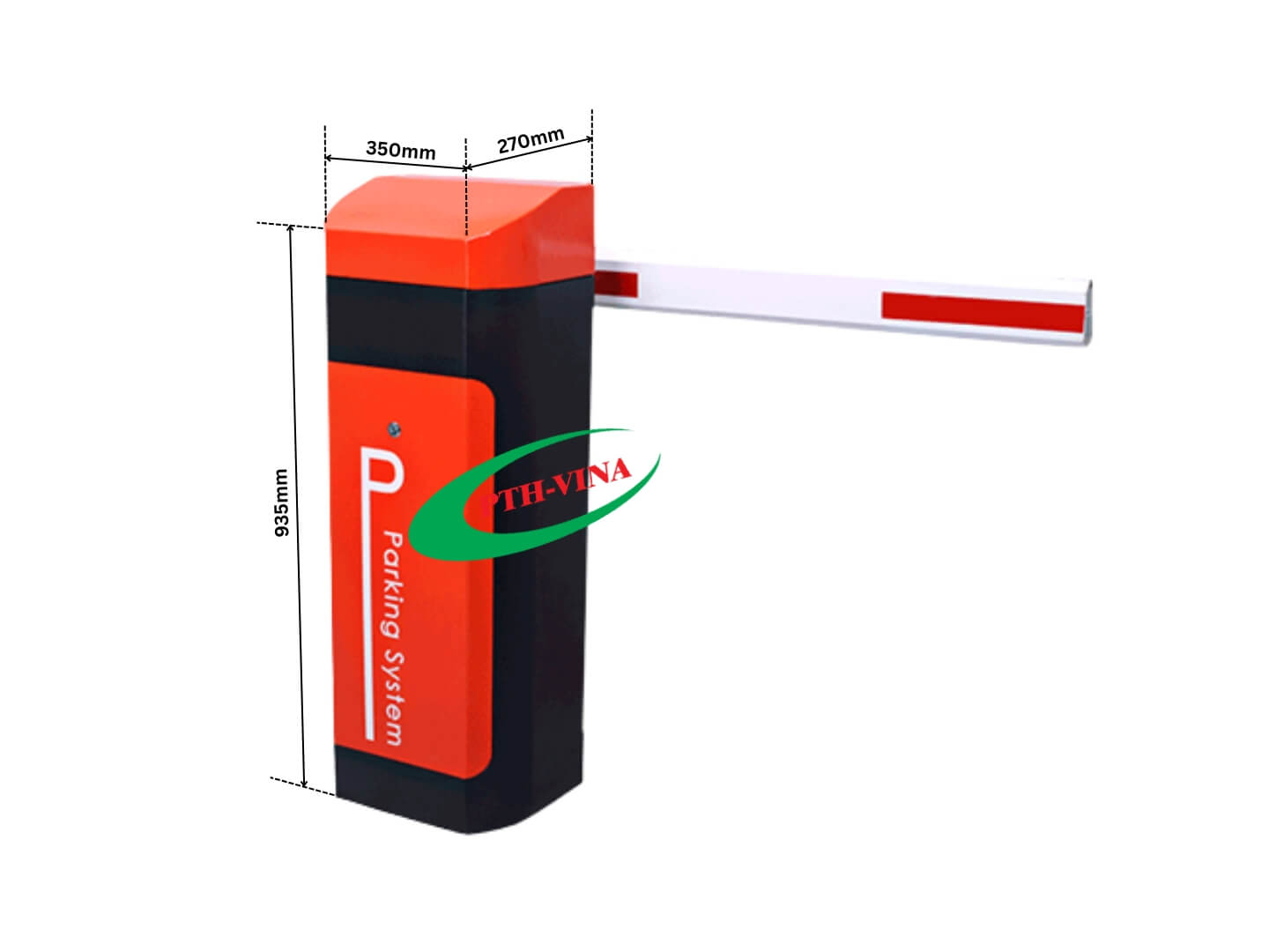 Kích thước barie tự động DZ-68