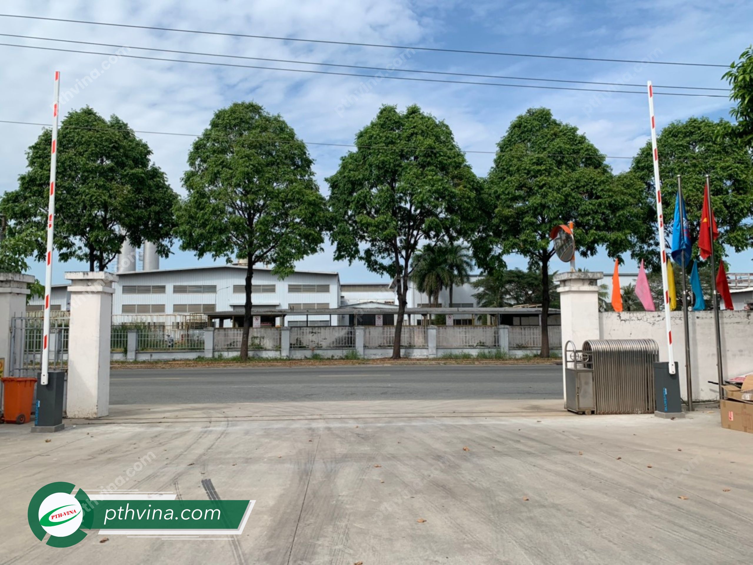 Công trình lắp đặt barrier tại Công ty dầu khí CNG Việt Nam