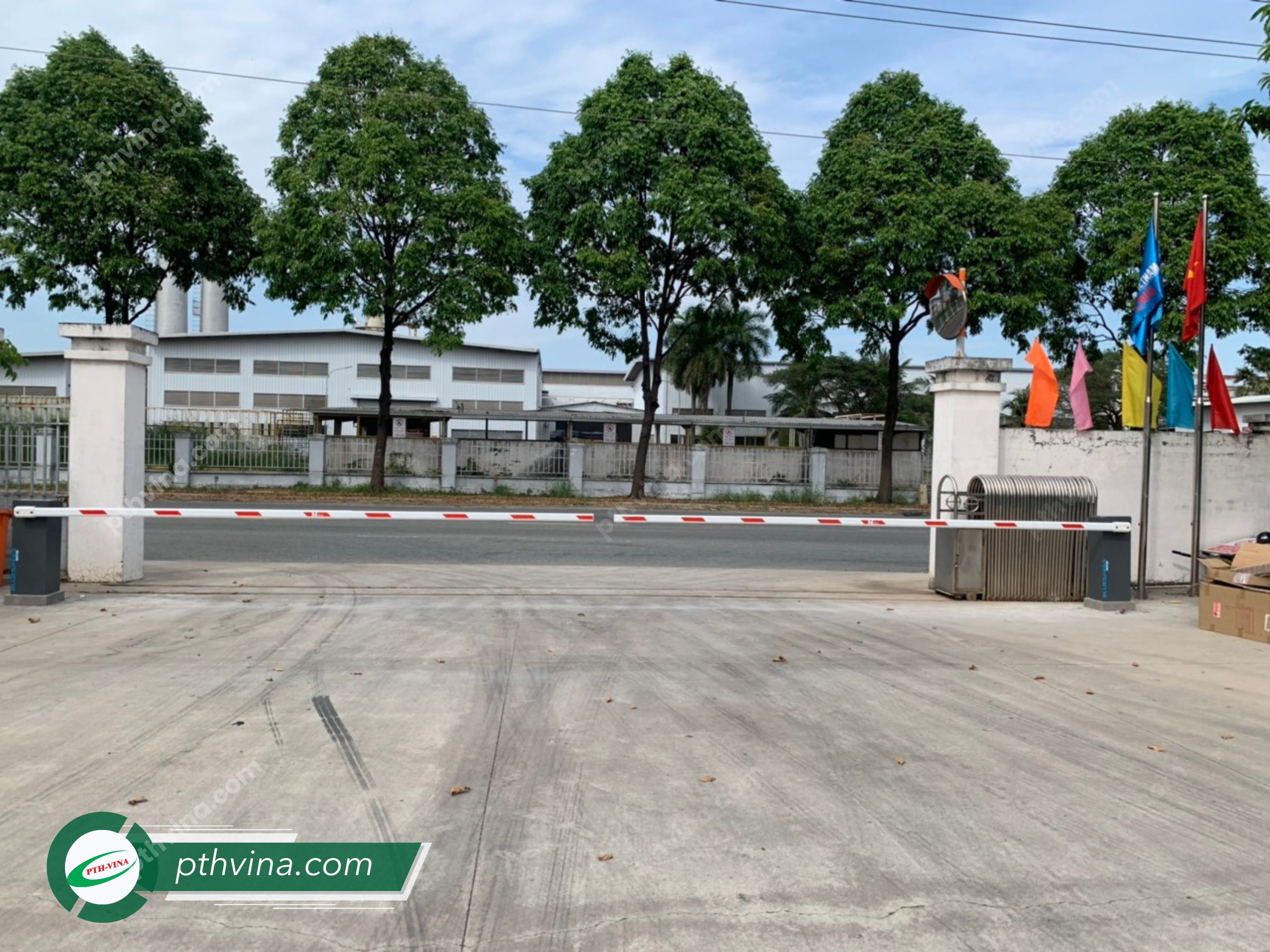 Công trình lắp đặt barrier tại Công ty dầu khí CNG Việt Nam