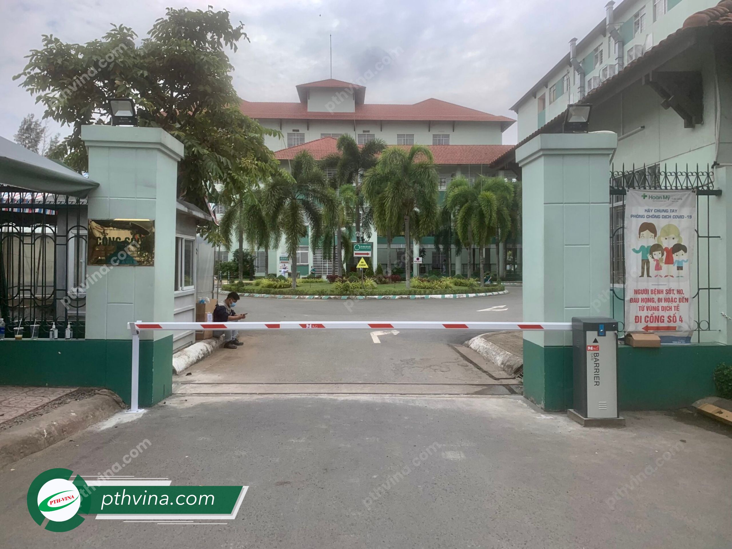 Công trình lắp đặt barrier tại bệnh viện Hoàn Mỹ Cửu Long