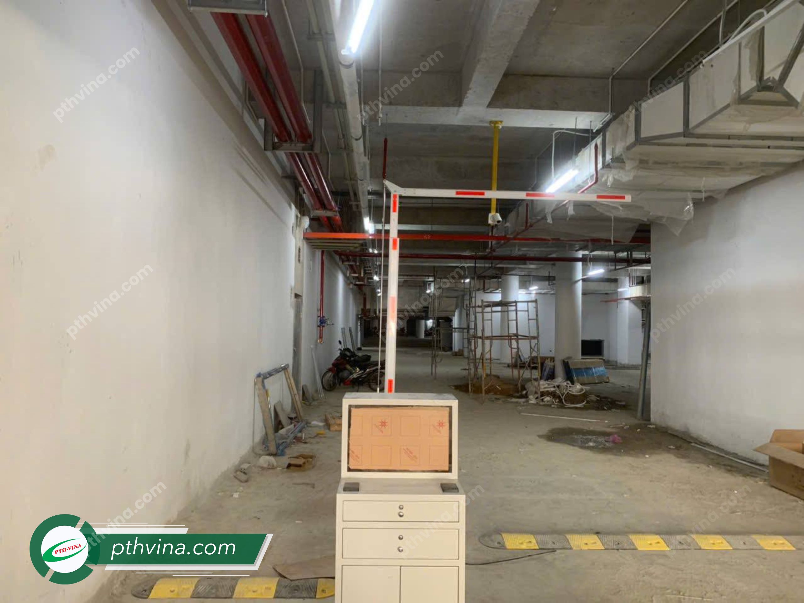 Công trình lắp đặt hệ thống giữ xe tầng hầm tại Cung văn hóa thiếu nhi