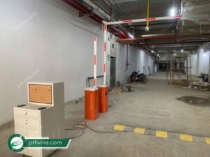 Công trình lắp đặt hệ thống giữ xe tầng hầm tại Cung văn hóa thiếu nhi