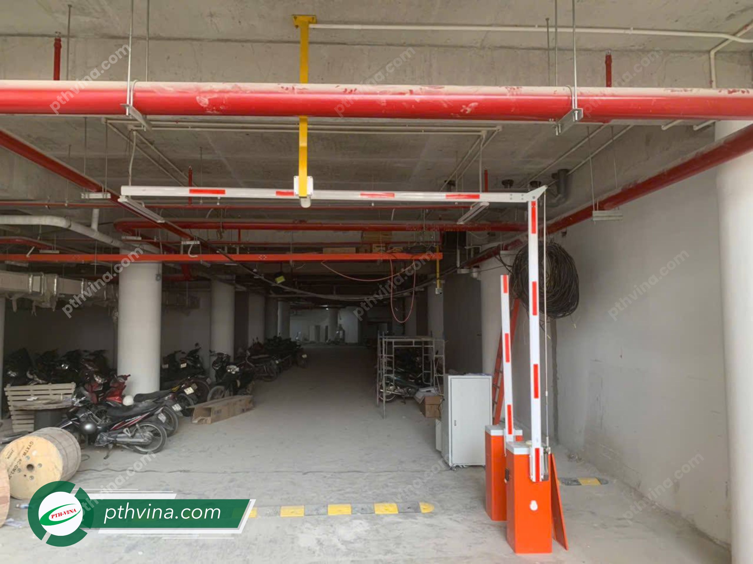 Công trình lắp đặt hệ thống giữ xe tầng hầm tại Cung văn hóa thiếu nhi