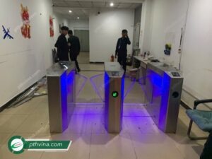 Công trình lắp đặt cổng flap barrier tại Campuchia