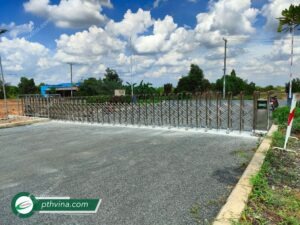 Công trình lắp đặt cổng xếp tại Tập Đoàn Hoàng Gia Việt Nam