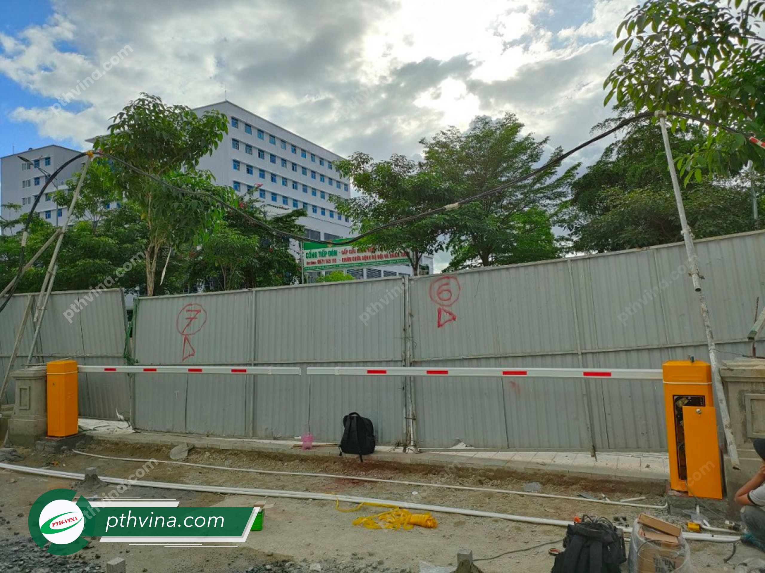 Công trình lắp đặt 9 bộ barie Bisen tại Nha Trang
