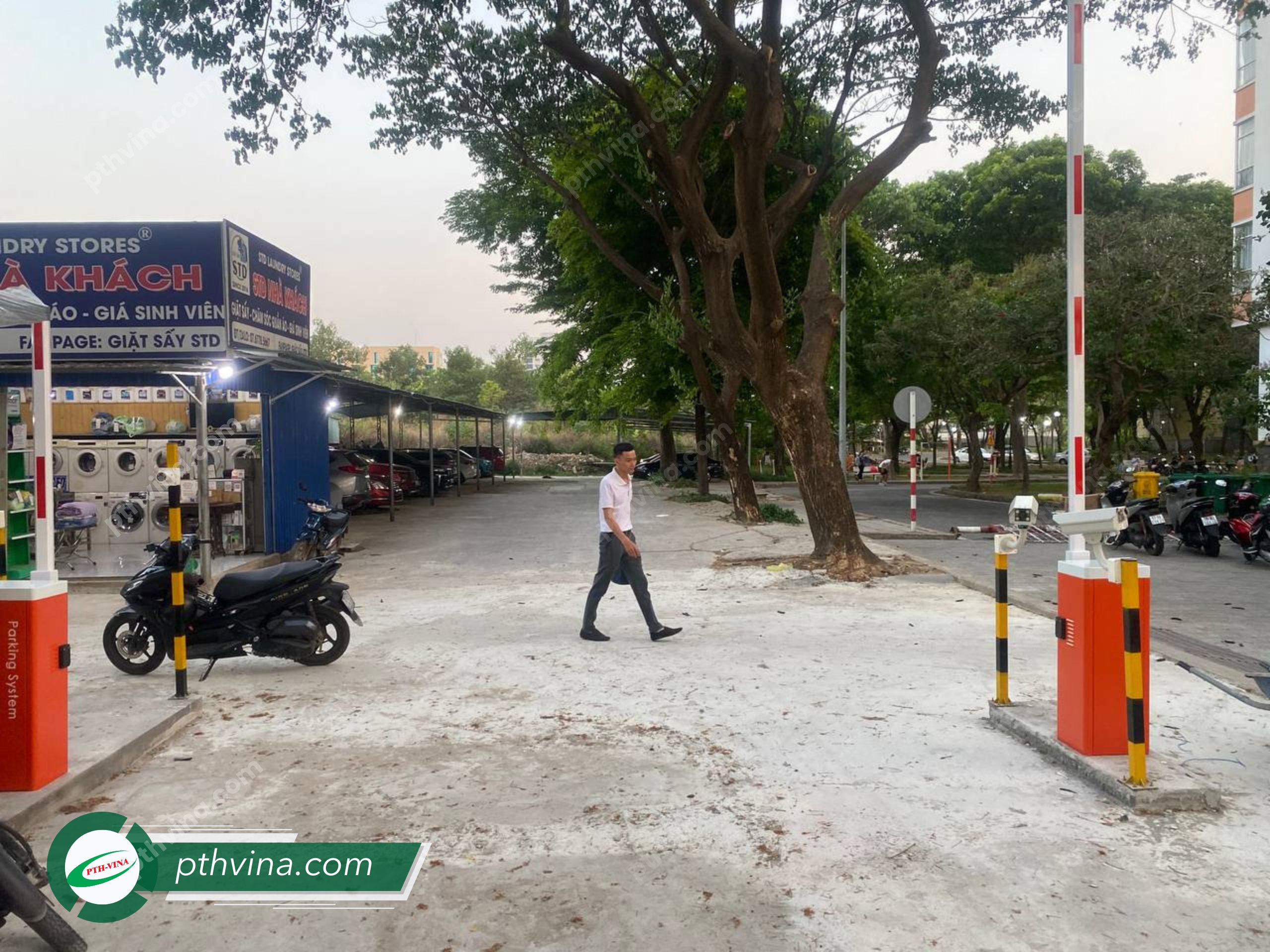 Công trình lắp đặt hệ thống giữ xe thông minh tại Nhà Khách Đại học Quốc Gia TPHCM