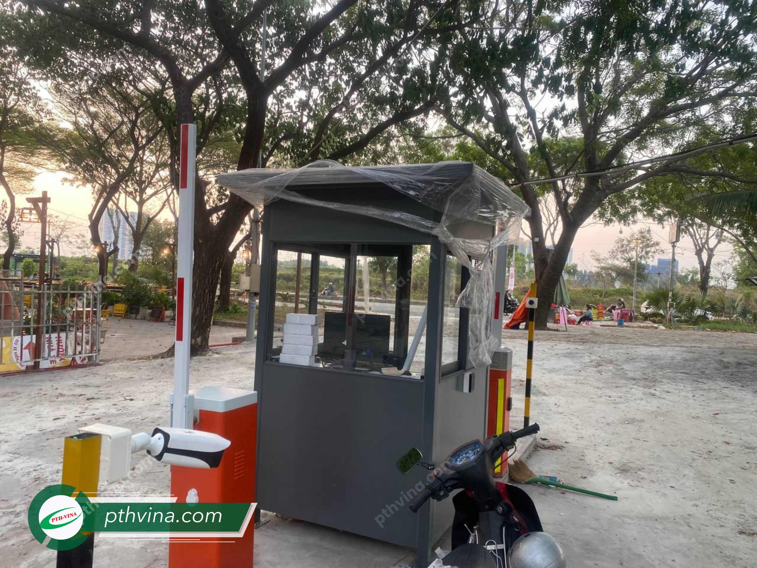 Công trình lắp đặt hệ thống giữ xe thông minh tại Nhà Khách Đại học Quốc Gia TPHCM