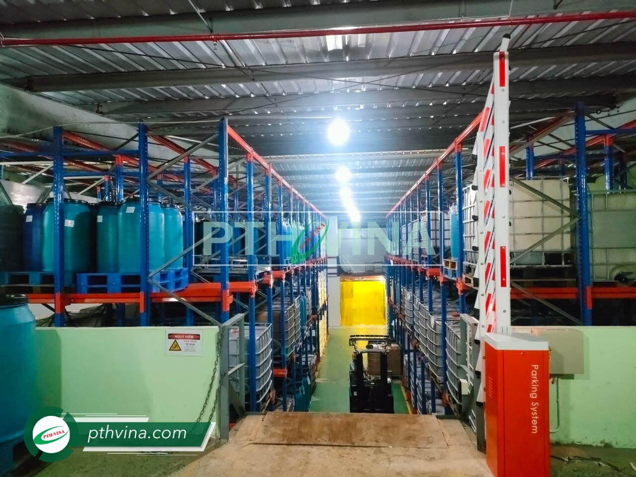 Hình 3: Công trình lắp barie tự động kiểm soát an ninh tại Bình Chánh