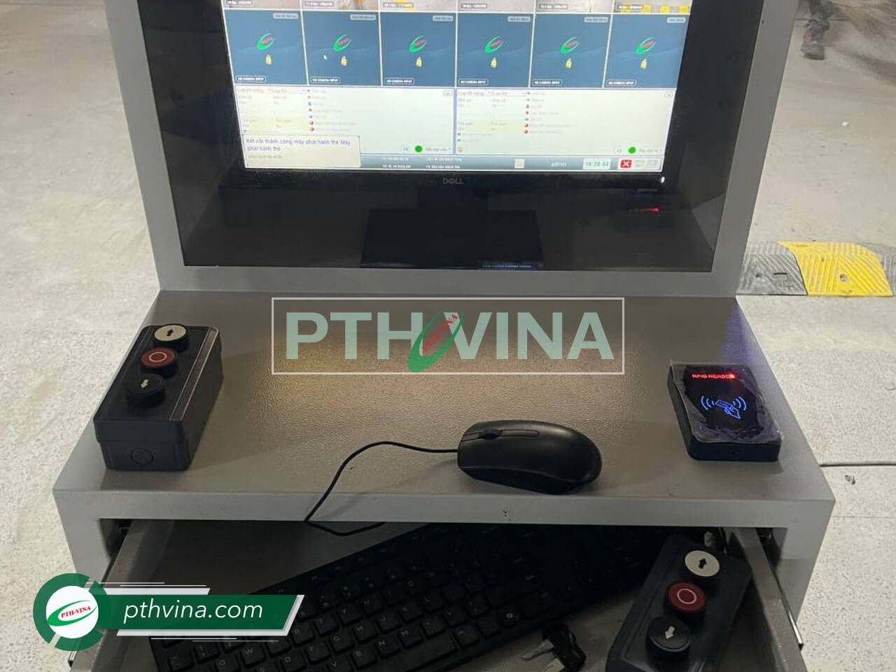 Hình 6: Công trình lắp máy giữ xe thông minh tại chung cư Bcons Lê Trọng Tấn