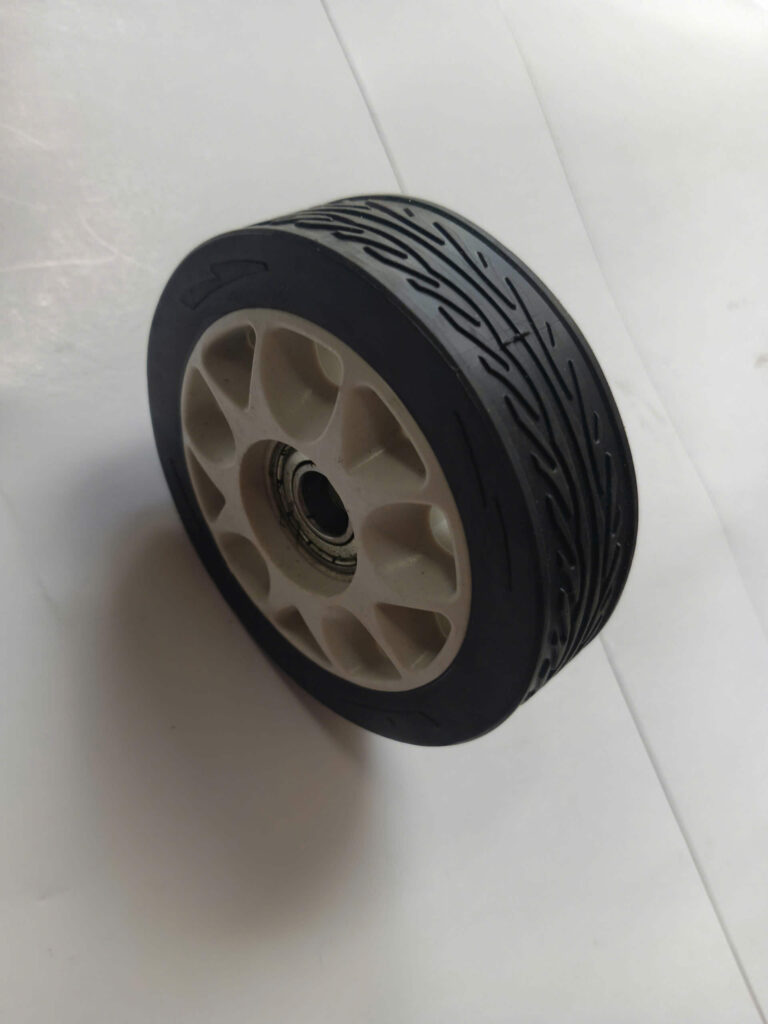 Bánh xe thân cổng xếp điện tự động