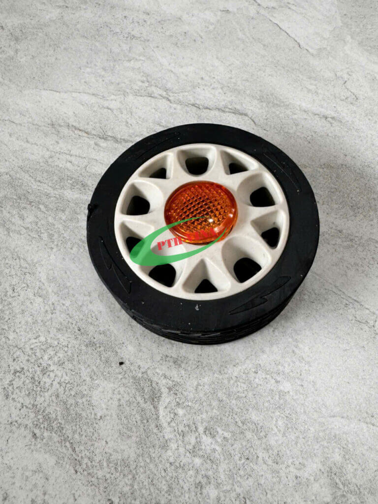Bánh xe thân cổng xếp điện