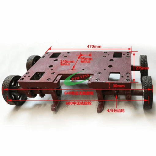 Kích thước đế motor không ray