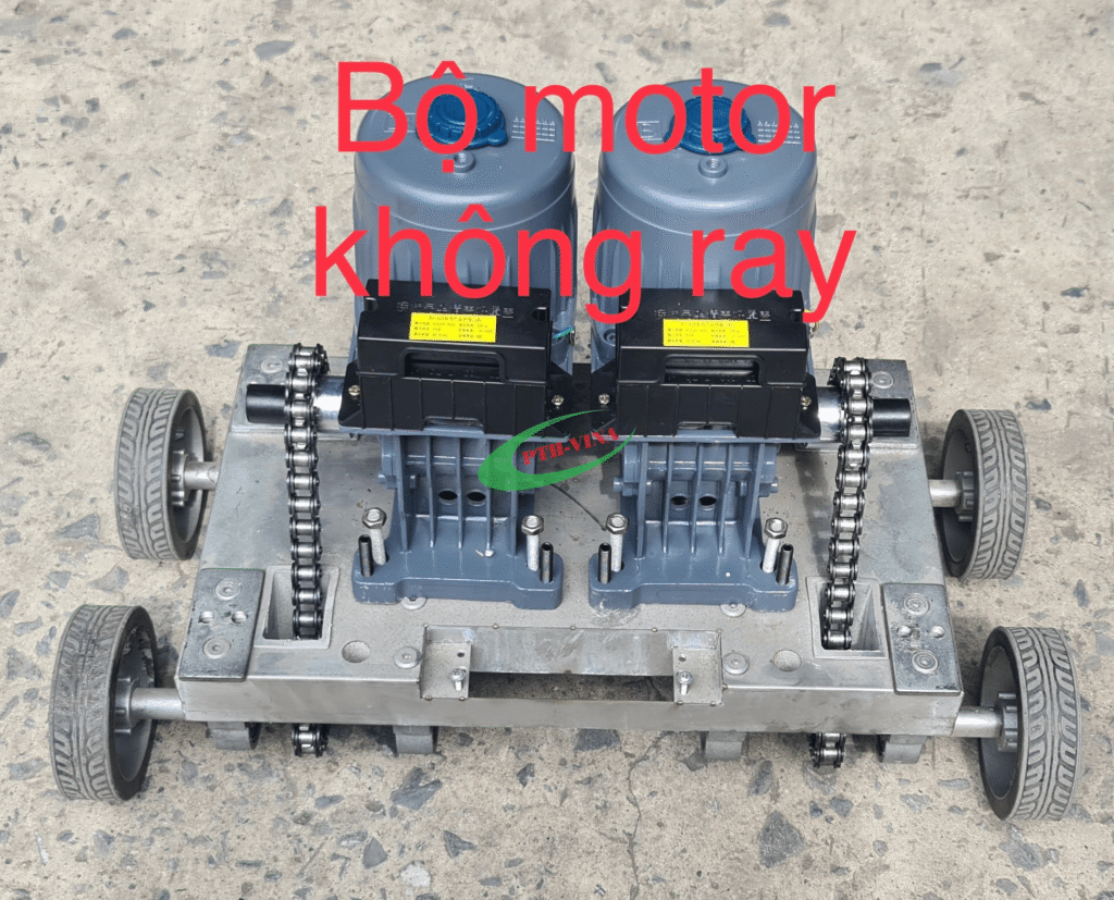 Motor cổng xếp điện