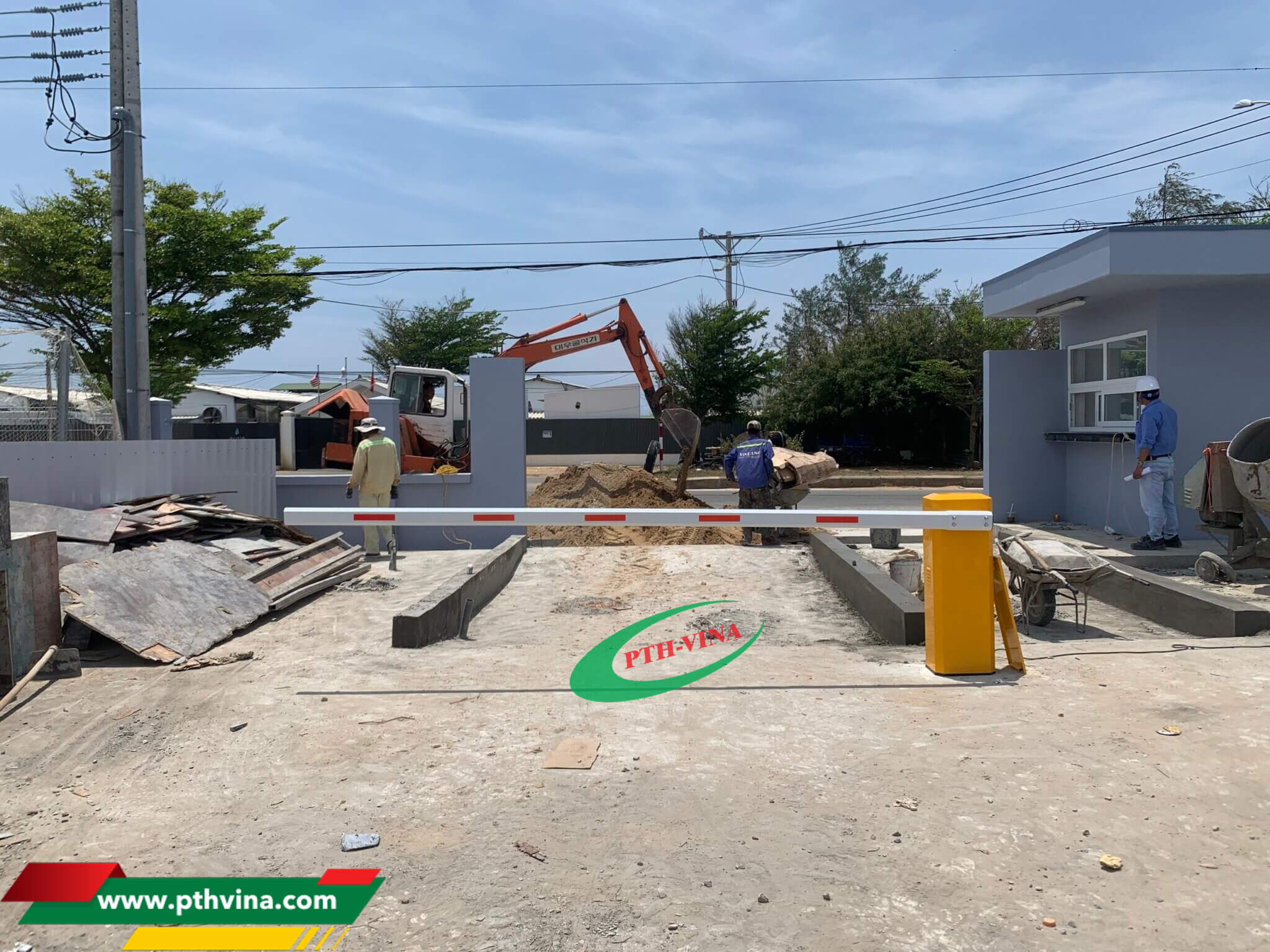 Báo giá barie cần thẳng cho công trình, công trường