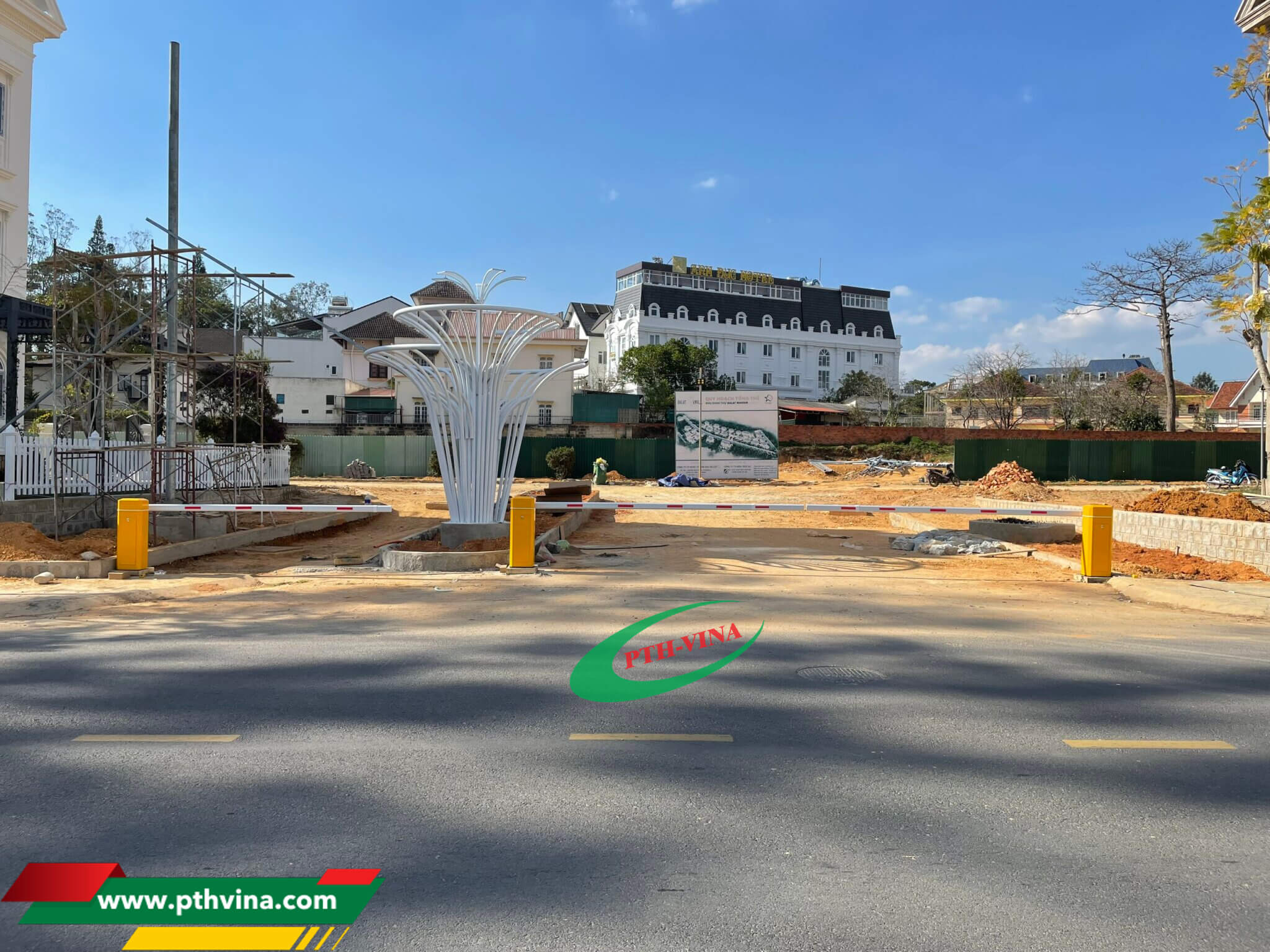 Báo giá lắp đặt barie cho công trình, công trường