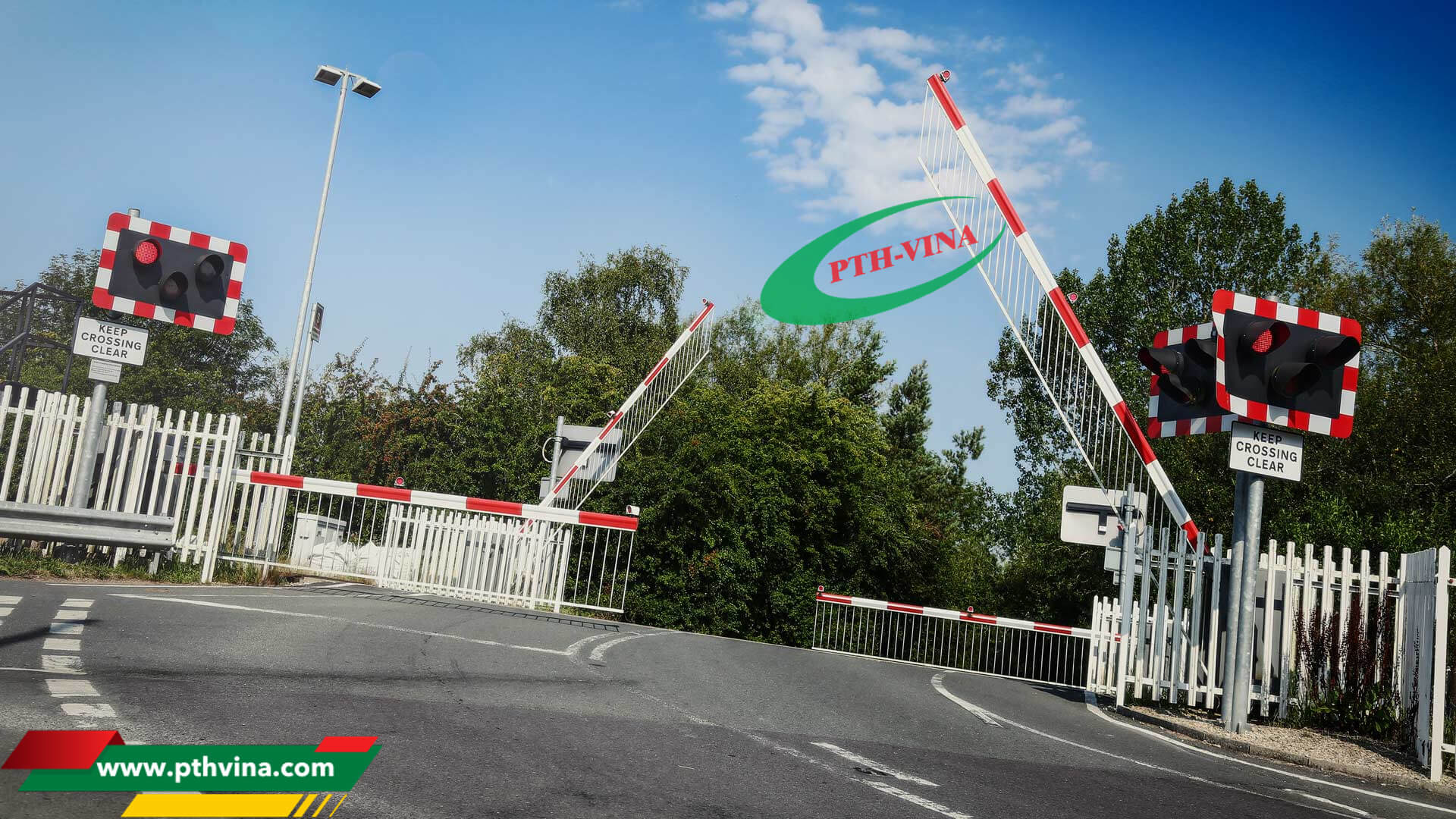 Lắp đặt thanh chắn barie cho đường tàu hỏa