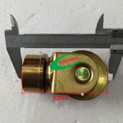 Chiều dài bánh xe xoay 360 độ phi 60mm