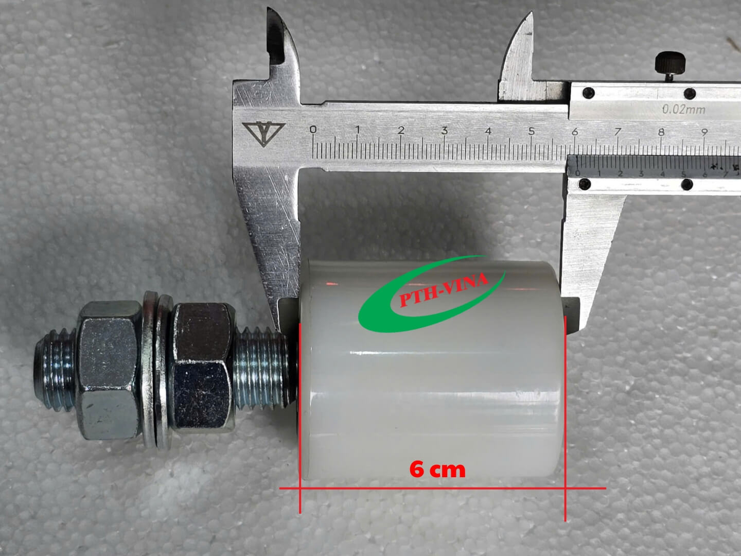 Chiều dài con lăn định hướng cửa cổng lùa D50x60