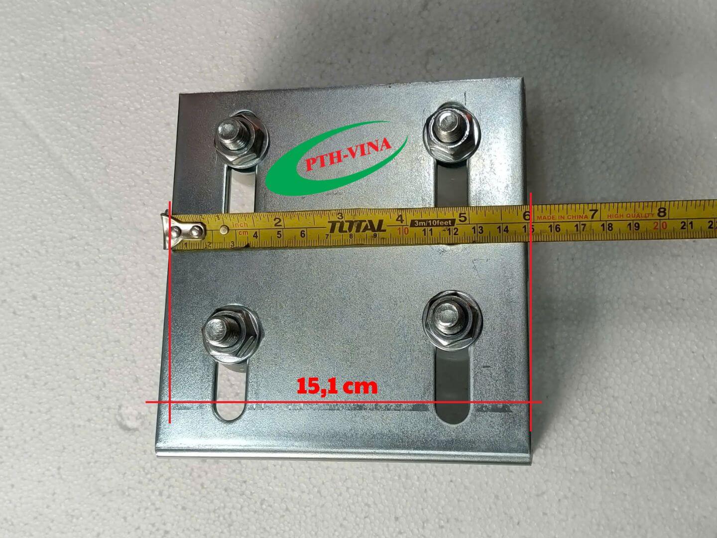 Chiều ngang bộ dẫn hướng 4 con lăn