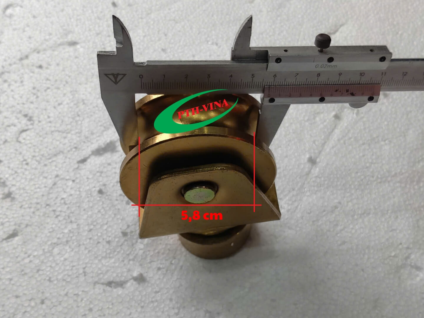 Chiều rộng rãnh bánh xe xoay 360 độ phi 80mm