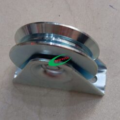 Hình ảnh thực tế bánh xe ray V phi 80mm