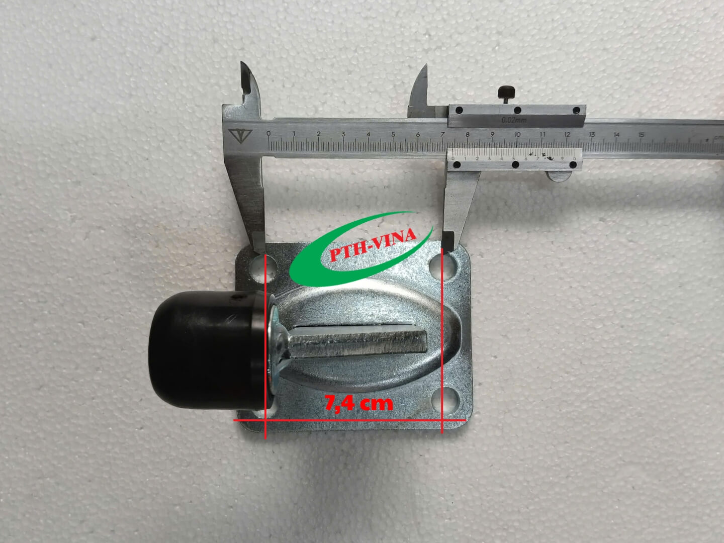 Cục chặn cổng lùa có tấm đế cao su