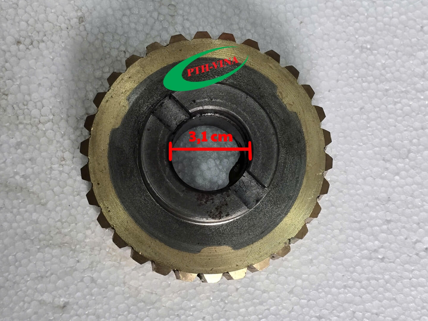 Kích thước lỗ cốt bánh răng nhông bằng đồng