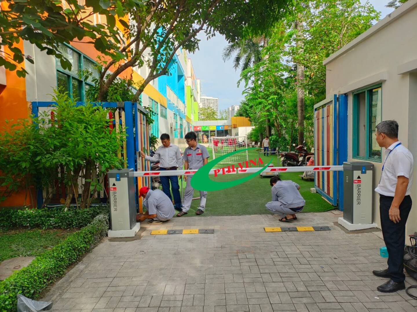 Công trình lắp đặt barrier tự động tại Quận 7