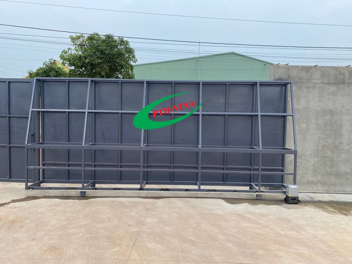 Công trình lắp motor cổng tại Uyên Hưng, Bình Dương