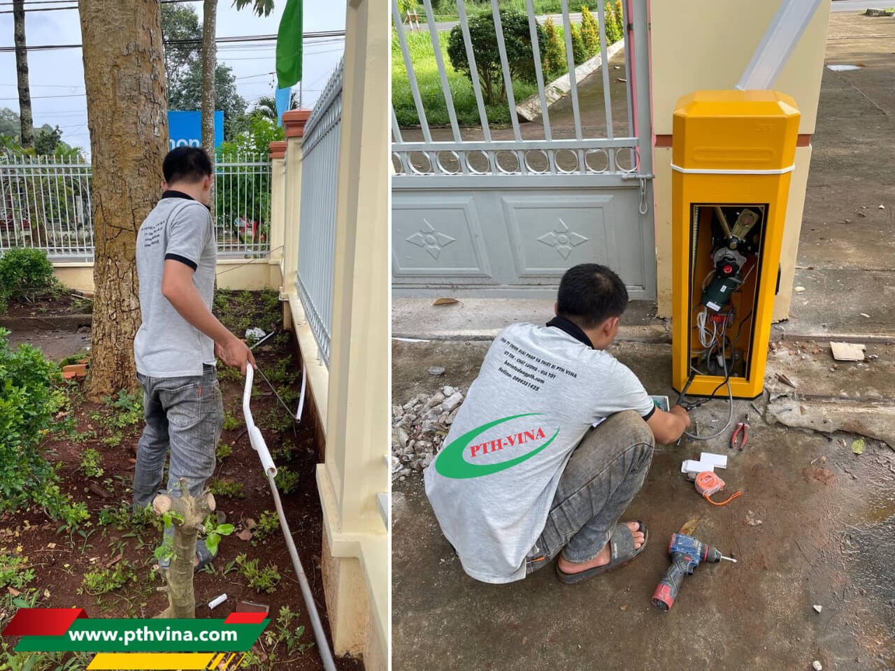 Thi công hệ thống barie cho bệnh viện Thi công hệ thống barie cho bệnh viện