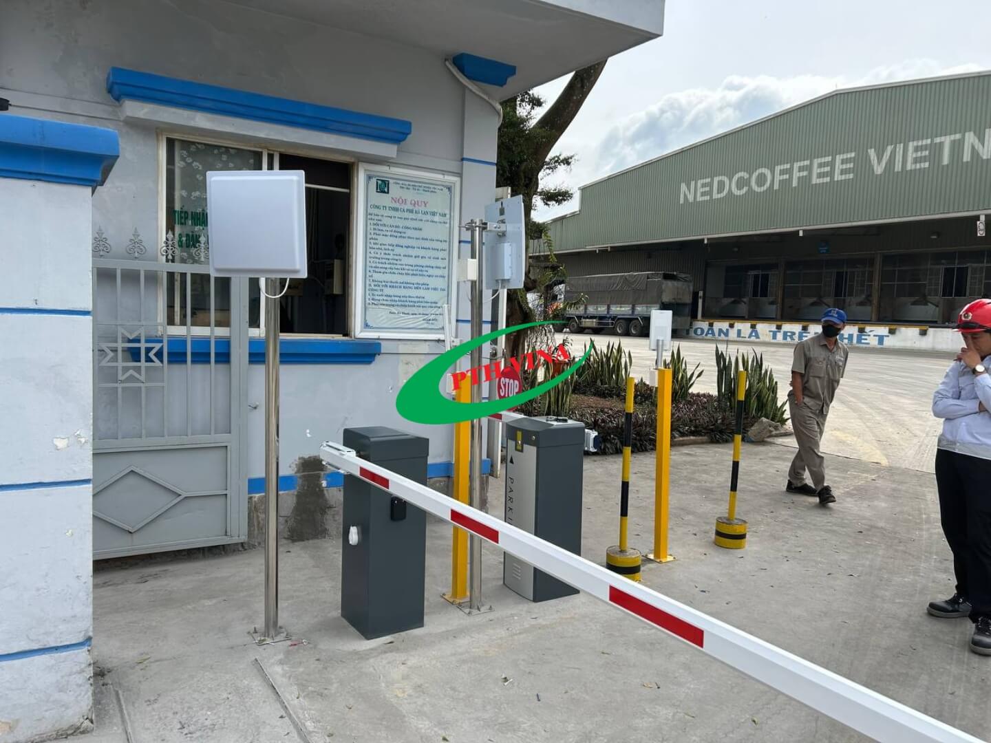 Công trình lắp đặt hệ thống kiếm soát xe ra vào tại nhà máy Đắk Lắk